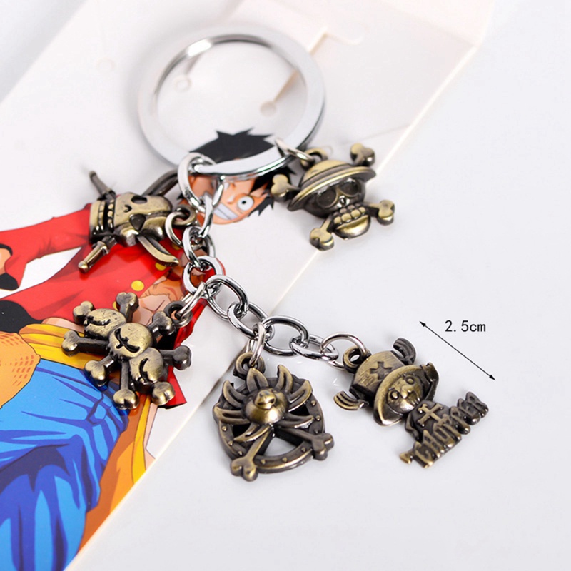 1 Móc Khóa Hình Đầu Lâu One Piece