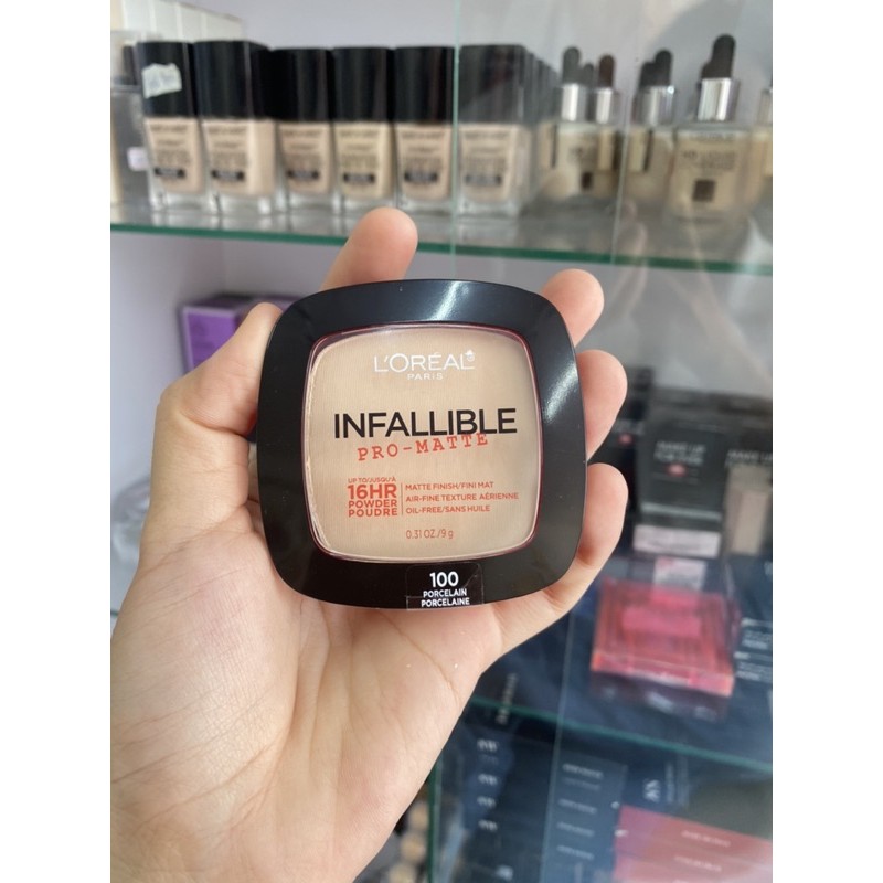 PHẤN PHỦ NÉN L’ORÉAL® PARIS INFALLIBLE PRO-MATTE POWDER