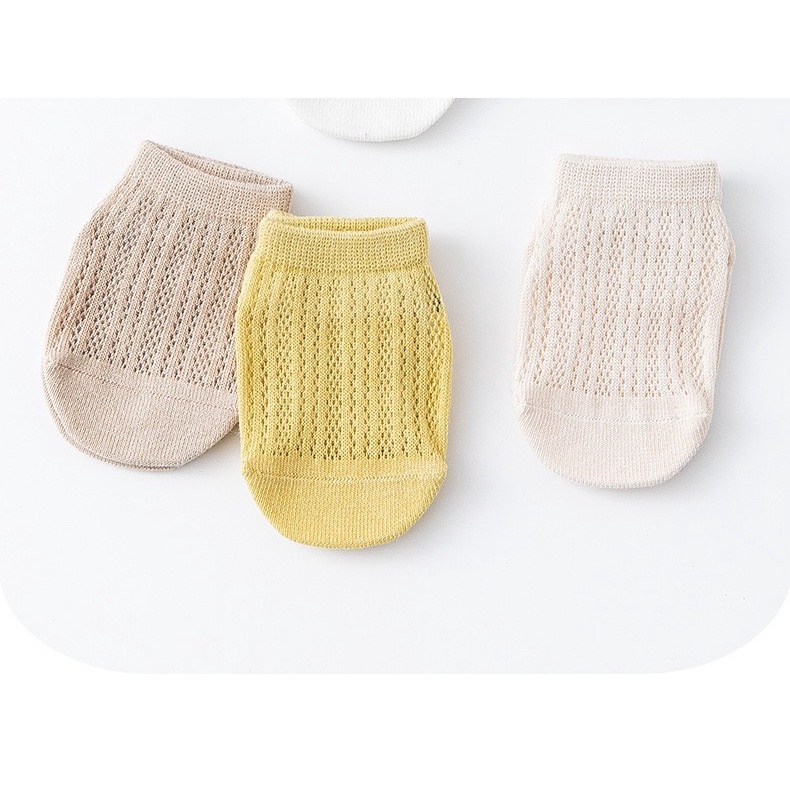 Có Bán Lẻ - Tất/ Vớ Chống Trượt Bé Trai Bé Gái Cotton thun mềm cổ bo chống tuột cho bé thoải mái vui chơi