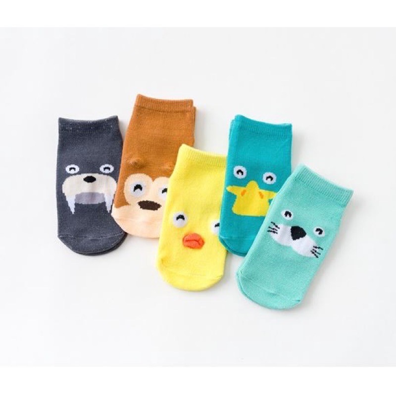 Combo 5 Đôi Tất Kidsock Chống Trượt Cho Bé