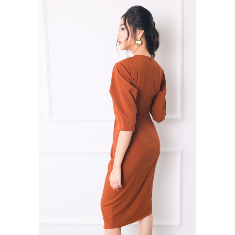 Bonita Dress / Váy xoắn eo cổ tròn | BigBuy360 - bigbuy360.vn