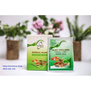 Mặt nạ bắc thảo dược trắng da, mờ thâm Flora