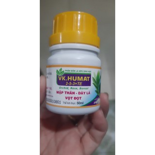 Phân bón lá vk. humat 2-5-3 + te chai 50ml