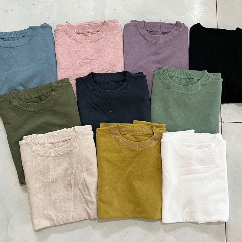 Áo Len trơn mịn cổ tròn hàng QC | BigBuy360 - bigbuy360.vn