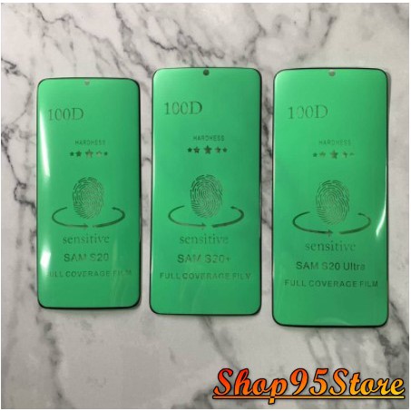 Cường lực dẻo Full màn 100D SamSung Galaxy S8 S9 S8 plus S9 plus S10 S10 plus Note 8 Note 9 Note 10 Note 20 pro S20 S21