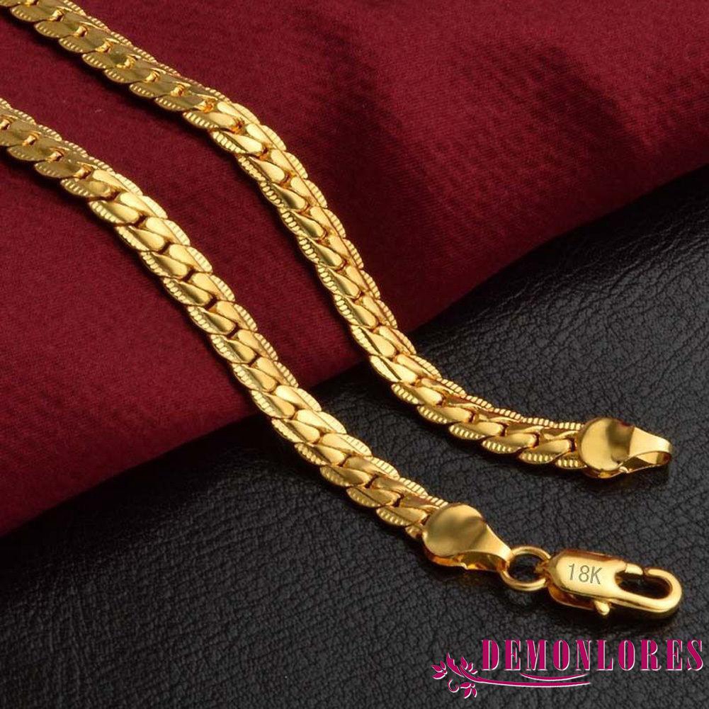 Dây chuyền dạng rắn mạ vàng 18K thời trang cho nam / nữ
