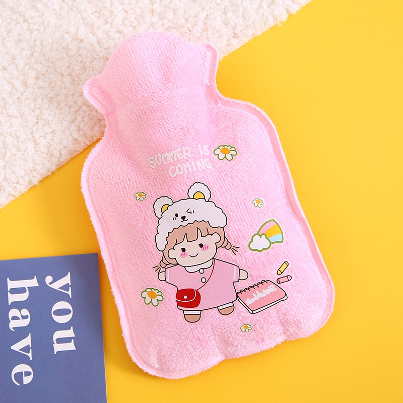 Tungku Moden Bekas Demah Demam Period Mini Dễ Thương Làm Ấm Bình Nước Bằng Vải Flannel