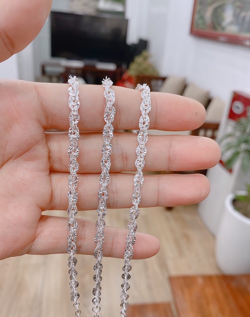 Vòng tay 4 lá bạc thật nhiều mẫuaa