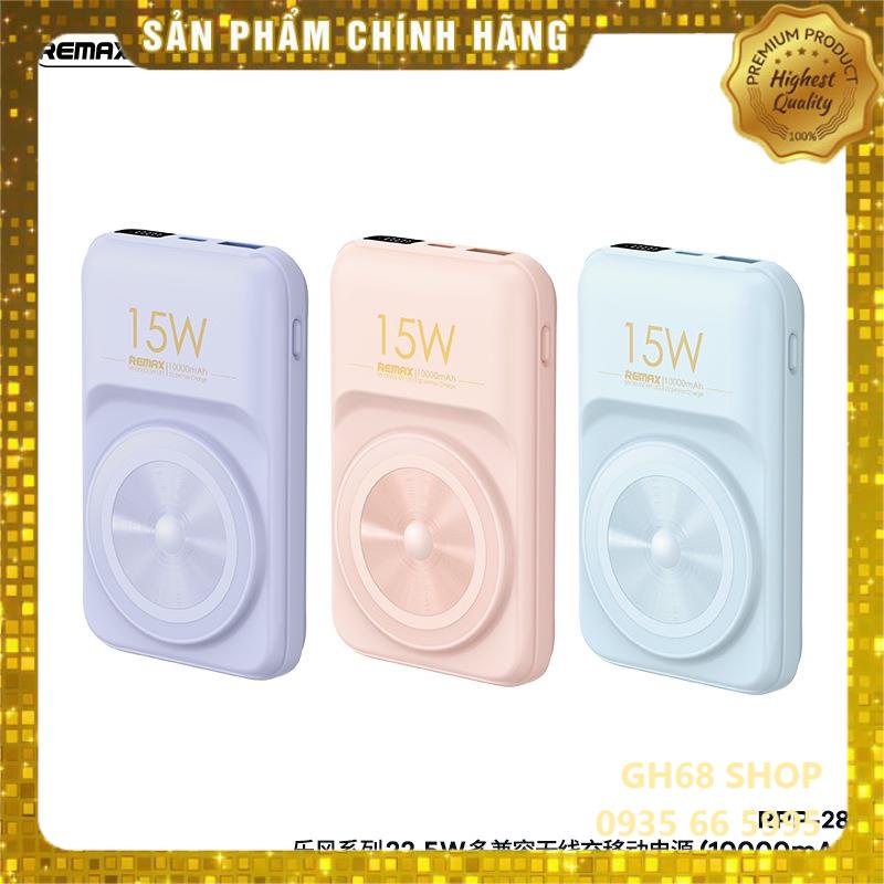 Pin sạc dự phòng sạc nhanh 22.5w Remax Mini RPP-281* 10.000mAh - Sạc Không Dây 15W (Sạc nhanh) BH 12 tháng