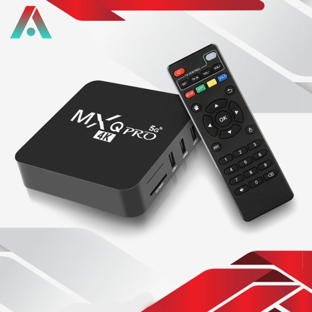 Tv Box Mxq Pro 4k 2 + 16gb Rk3229 Lõi Tứ Android 9.0 Và Phụ Kiện