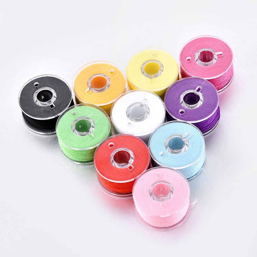 Set 25 Suốt Chỉ Nhựa Kèm Hộp Đựng