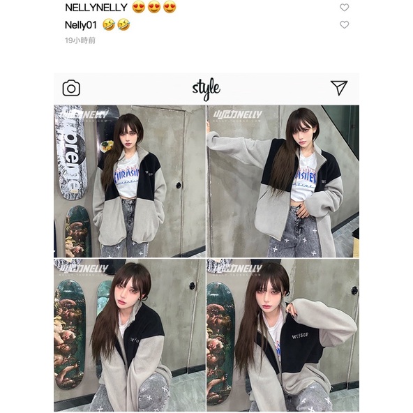 [SẴN] Áo khoác nỉ Nelly unisex mẫu mới 2021 mã 025 | BigBuy360 - bigbuy360.vn