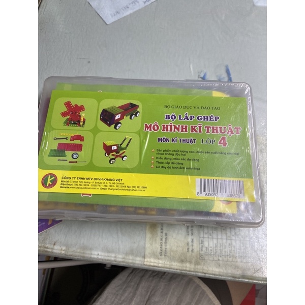 Bộ lắp ghép mô hình kĩ thuật lớp 4/5 - theo chương trình SGK mới 2023