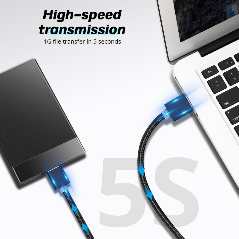 Dây cáp HdoorLink Male sang Male USB 2.0 chuyển đổi dữ liệu tốc độ cao dài 1M dành cho máy tính Laptop