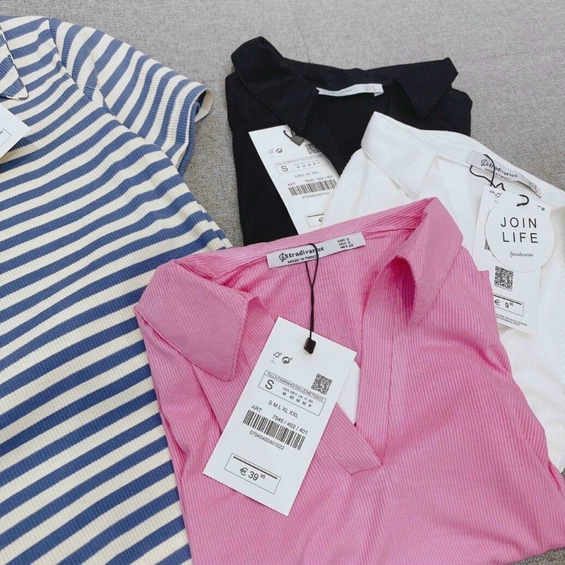 [Hàng xuất Full hộp+tem] Áo Polo cổ V đi làm đi học chất 100% coton thời trang | BigBuy360 - bigbuy360.vn