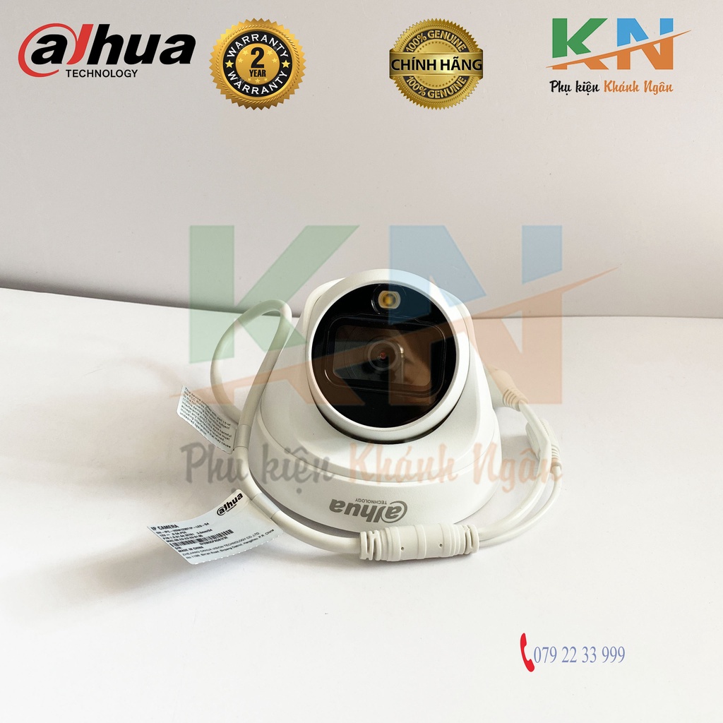 Camera IP Dahua IPC HDW 1239T1P-LED mắt 2.0 có màu ban đêm
