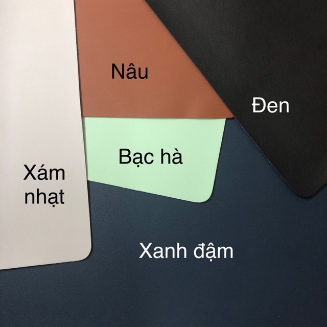 Thảm da trải bàn làm việc Deskpad kiêm bàn di chuột mouse pad da size lớn (nhiều màu) 40x80 50x100 30x60 | WebRaoVat - webraovat.net.vn