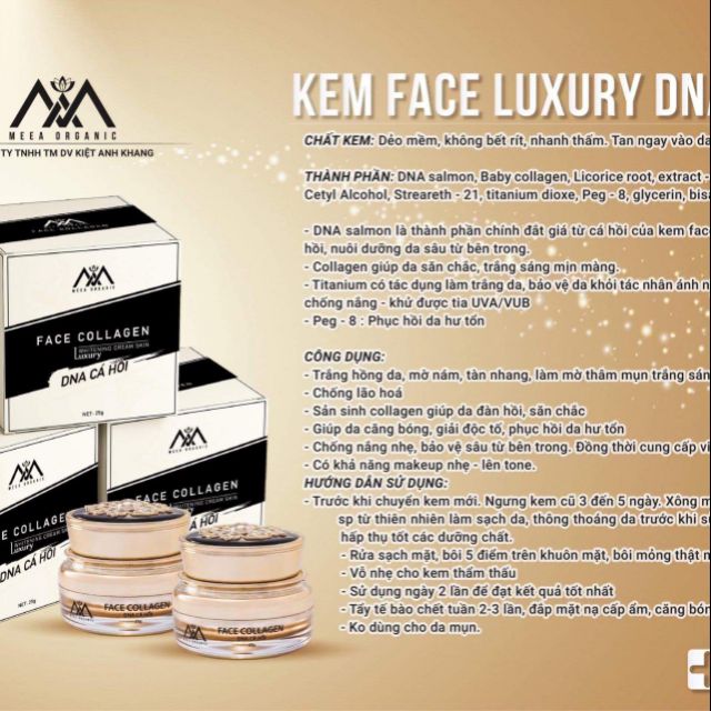 Kem Face Cá Hồi và Tinh Chất