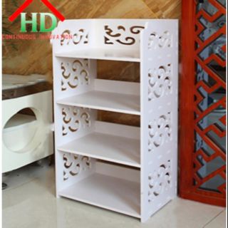 Kệ giày 4 tầng hoa chồi