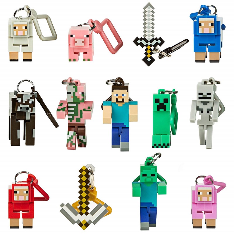 Móc khóa mô hình nhân vật minecraft chính hãng Mojang mẫu 1