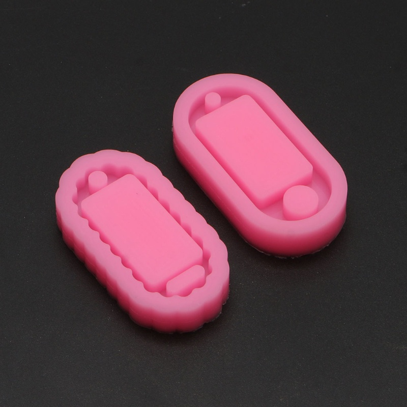 Khuôn Silicone Làm Thẻ ID / Móc Khóa Bằng Resin Epoxy DIY