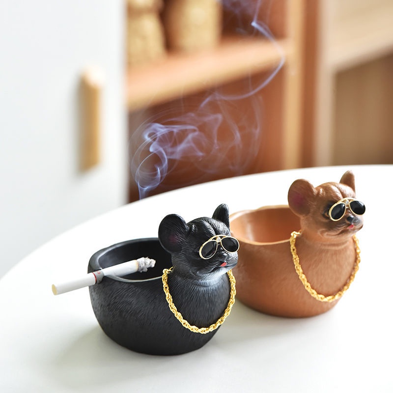 Gạt Tàn Thuốc Bằng Nhựa Resin Kiểu Bắc Âu Trang Trí Nhà Cửa / Văn Phòng