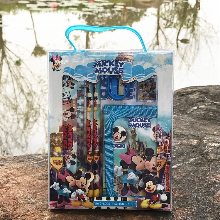 Bộ Bút Chì 6 Trong 1 Hình Người Nhện Hoạt Hình Dành Cho Bé