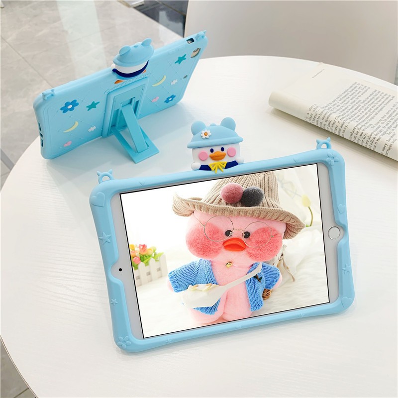 Ốp Lưng Silicone Mềm Có Giá Đỡ Cho Samsung Galaxy Tab S6 Lite 10.4 "Sm-P610 P615