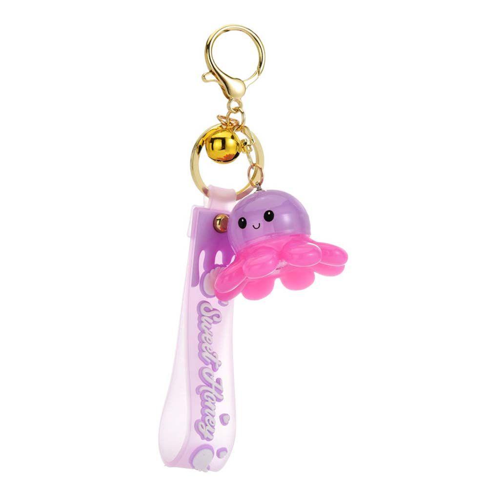 Móc Khóa Hình Bạch Tuộc Hoạt Hình Bằng Acrylic