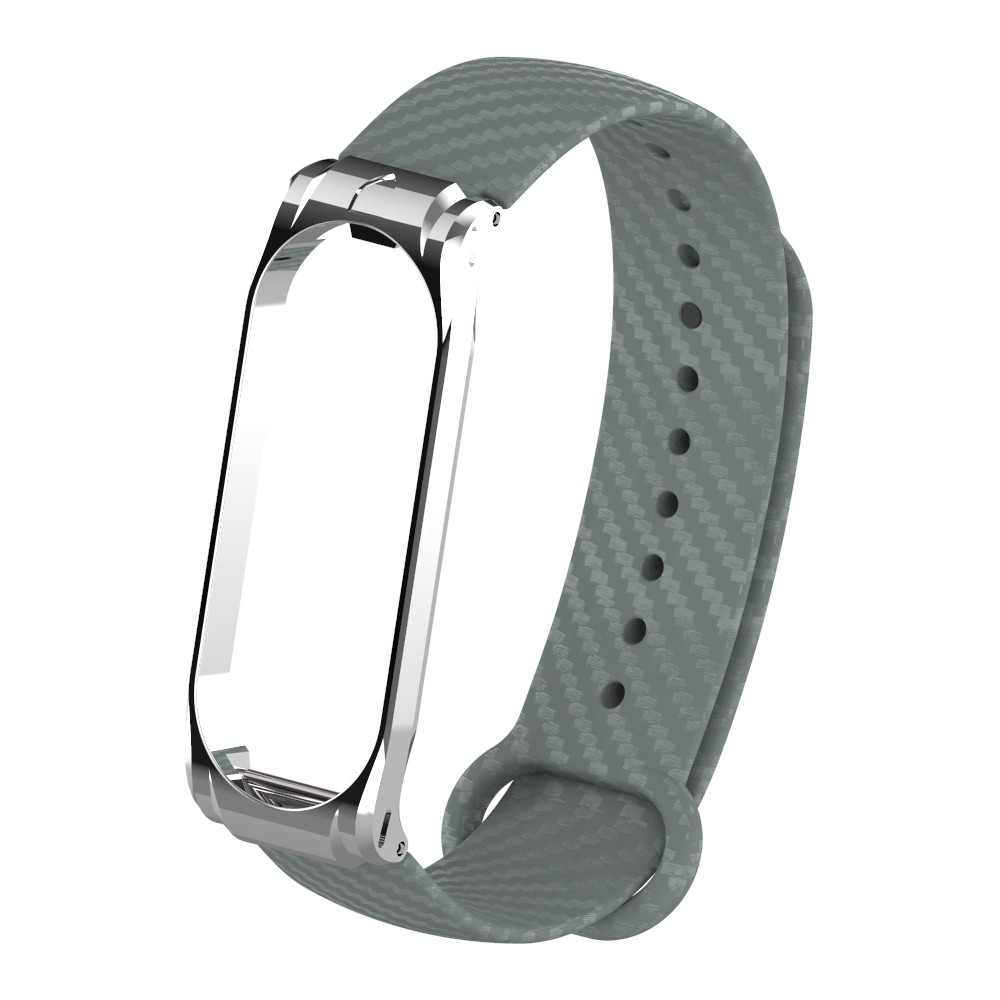 Dây đeo cổ tay thay thế bằng carbon dành cho đồng hồ Xiaomi Mi band 4 Miband 3 4
