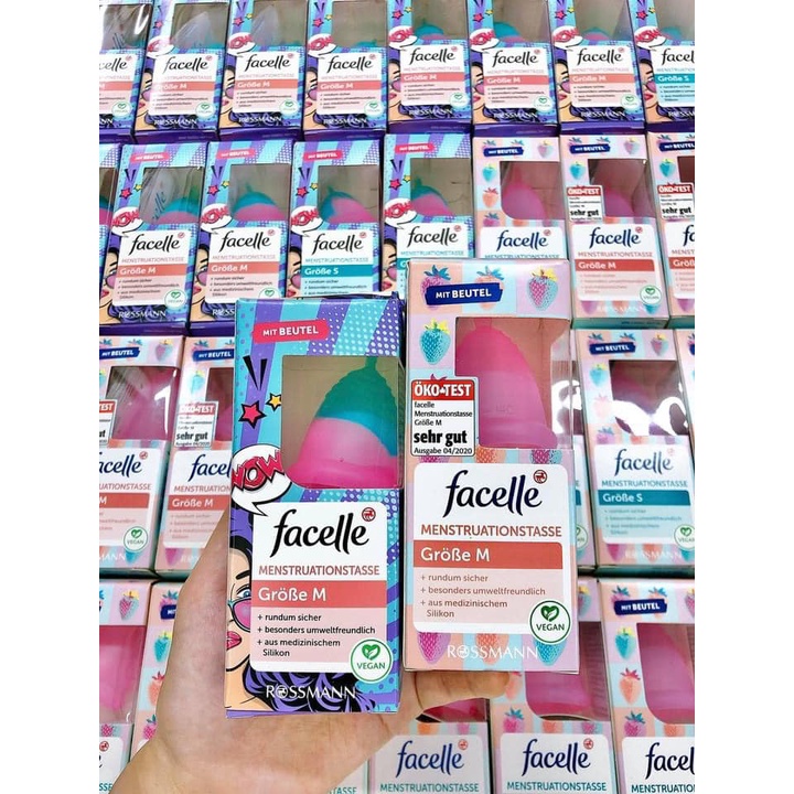 Cốc Nguyệt San Facelle Size S,M,XS-chuẩn hàng Đức