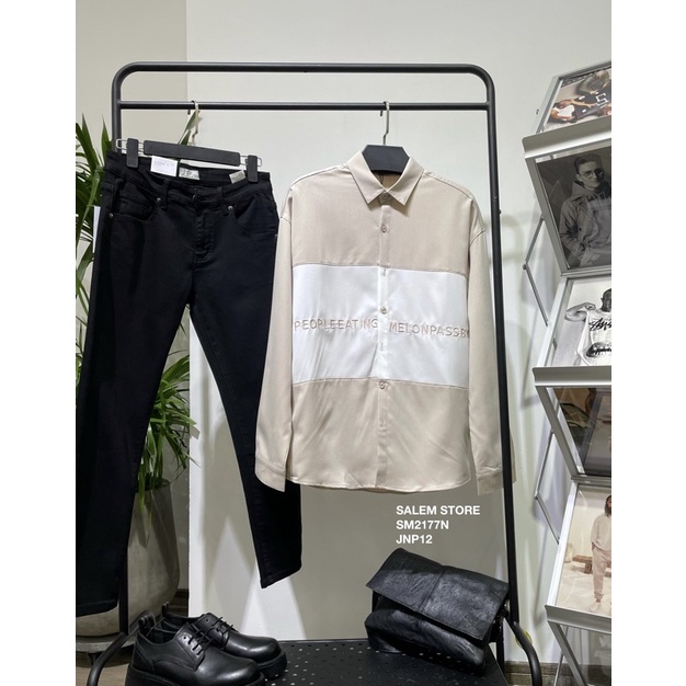 Quần Jeans Nam Đen Trơn Slimfit Form Co Giãn JNP12