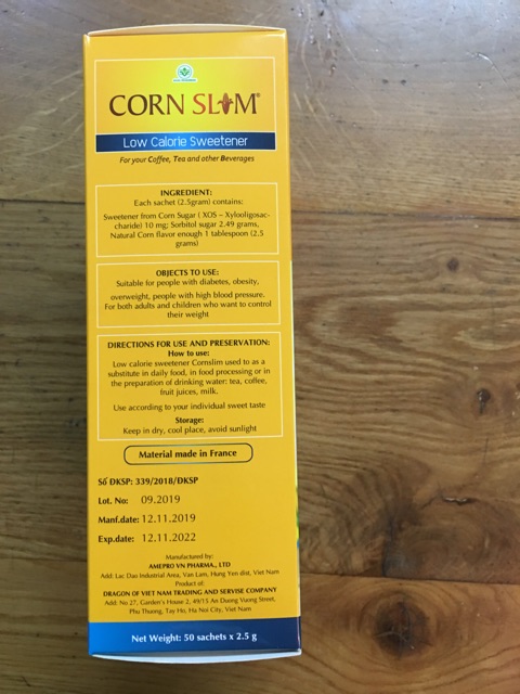 ☘️Đường Ngô ăn kiêng CORN SLIM ( dành cho người tiểu đường và ăn kiêng )