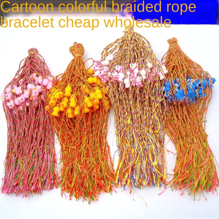 Vòng Tay Dây Bện Nhiều Màu Sắc Dễ Thương Cho Cặp Đôi