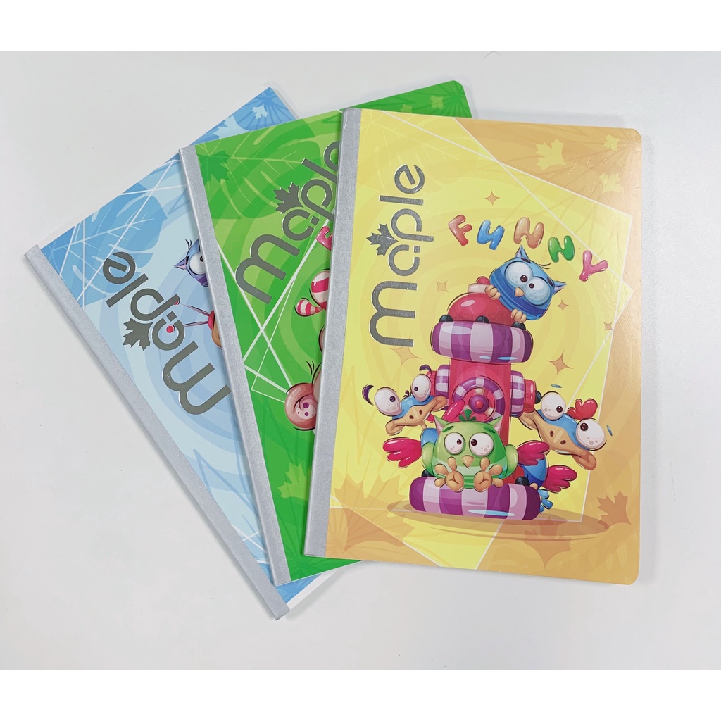 Vở ô ly FUNNY Mc.ple 48 trang định lượng: 100 g/m2, Vở học sinh