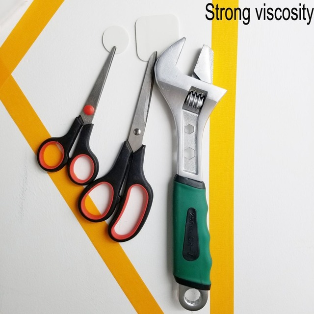 Set 8 miếng băng keo 2 mặt bằng xốp màu trắng dán chắc chắn chống va chạm