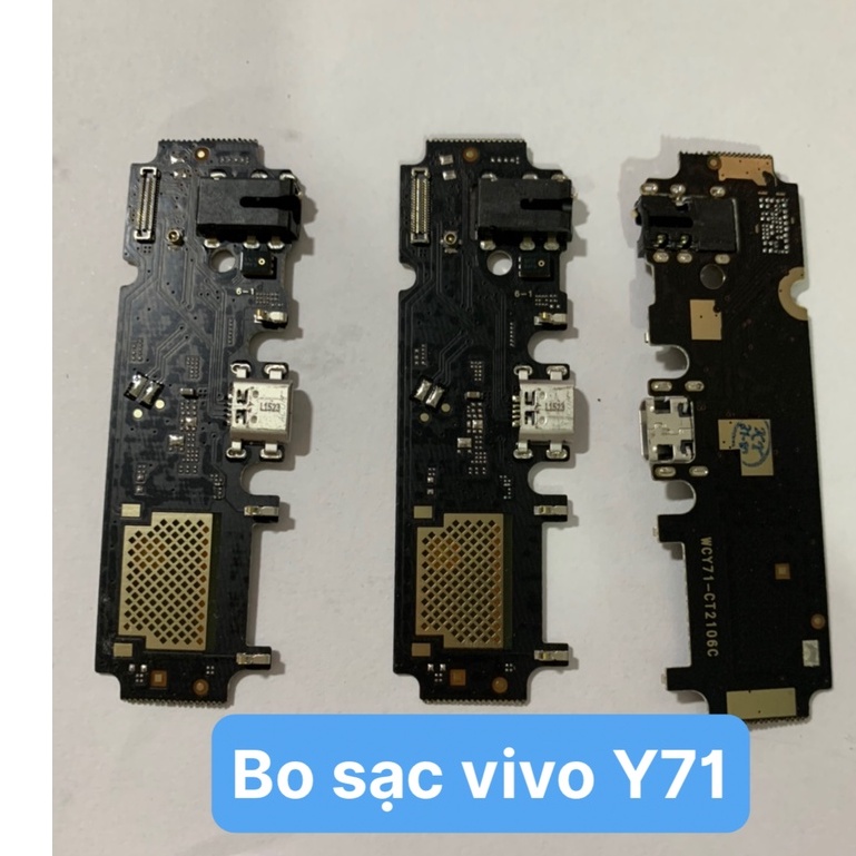 Cụm đuôi sạc, micro, tai nghe Vivo Y71, Vivo Y71A Dùng chung zin hãng