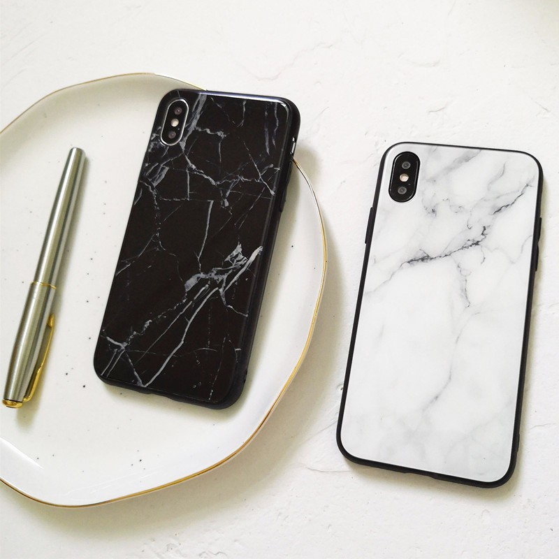 Ốp lưng iphone mặt kính vân đá cho 6/6s/7/8/x/xs/xsmax/11/12/13/plus/splus/max/mini/pro/promax-k189