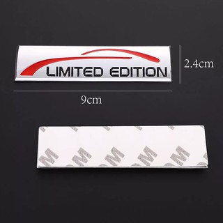 Logo decal kim loại Limited Edition