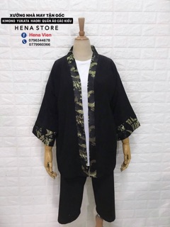 Kimono Haori Viền Gấm