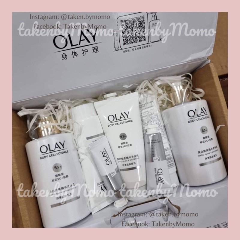 Kem dưỡng thể Olay B3+ Optic Glow and Whitening