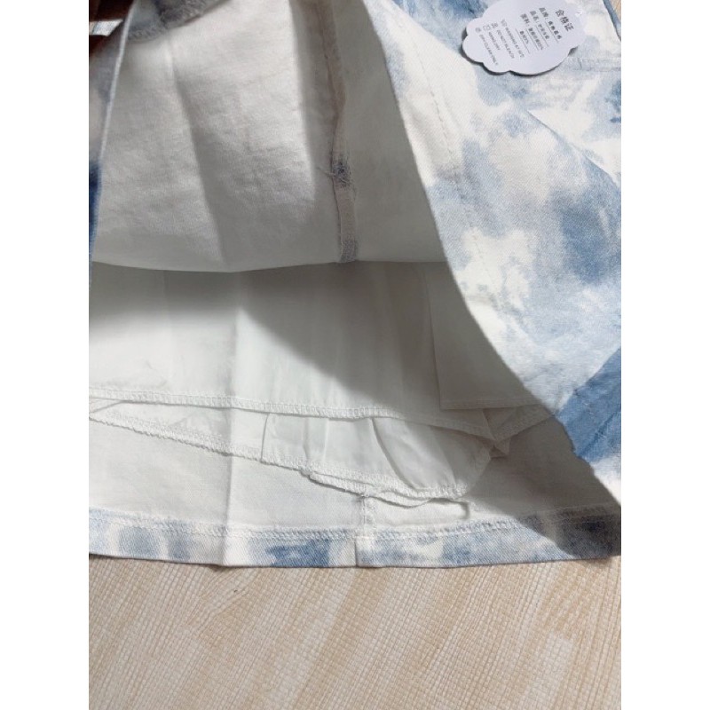 [ 2 Màu ] Chân váy jean loang bầu trời có quần trong | BigBuy360 - bigbuy360.vn