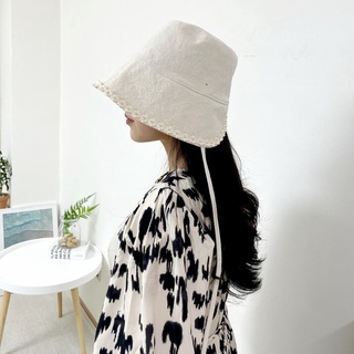 Nón viền hoa nữ tính Modleaf Charming hat Hàn Quốc