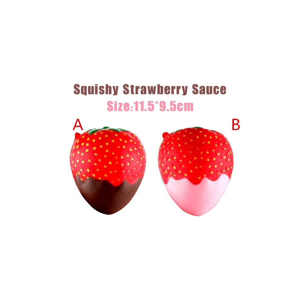 Đồ chơi Squishy dâu tây chậm tăng siêu mềm