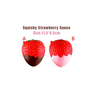 Đồ chơi Squishy dâu tây chậm tăng siêu mềm