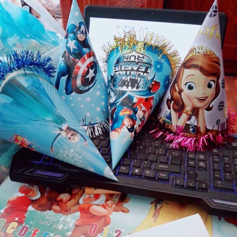 mũ chơi sinh nhật [FREESHIP❤️] Combo 5 chiếc mũ sinh nhật