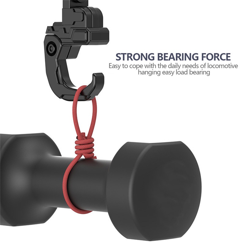 Móc treo đồ gắn xe máy bằng hợp kim nhôm kèm ốc vít