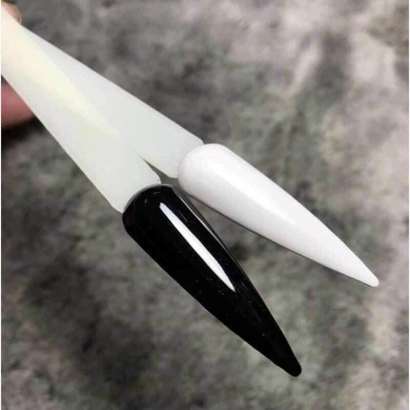 Sơn gel móng tay  mxbon lđen trắng