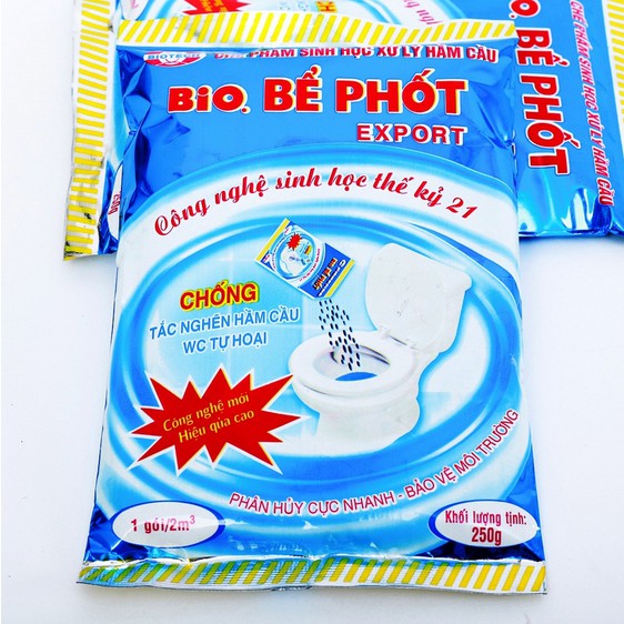 Men Xử Lý Bể Phốt Bio Công Nghệ Sinh Học (Gói 250g)