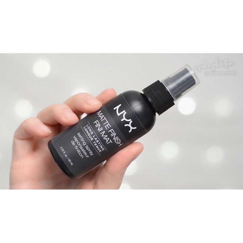 Xịt giữ Make Up lâu trôi Nyx Matte Finish Setting Spray Matte – 60ml